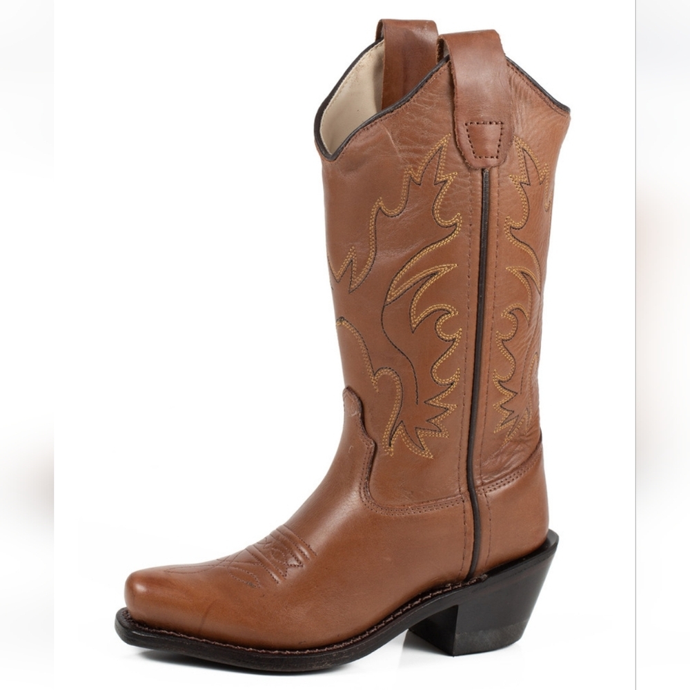 Leather Western Boots